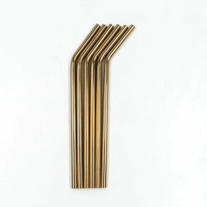 Idayat Gold Minimal Straws (Set of 6)