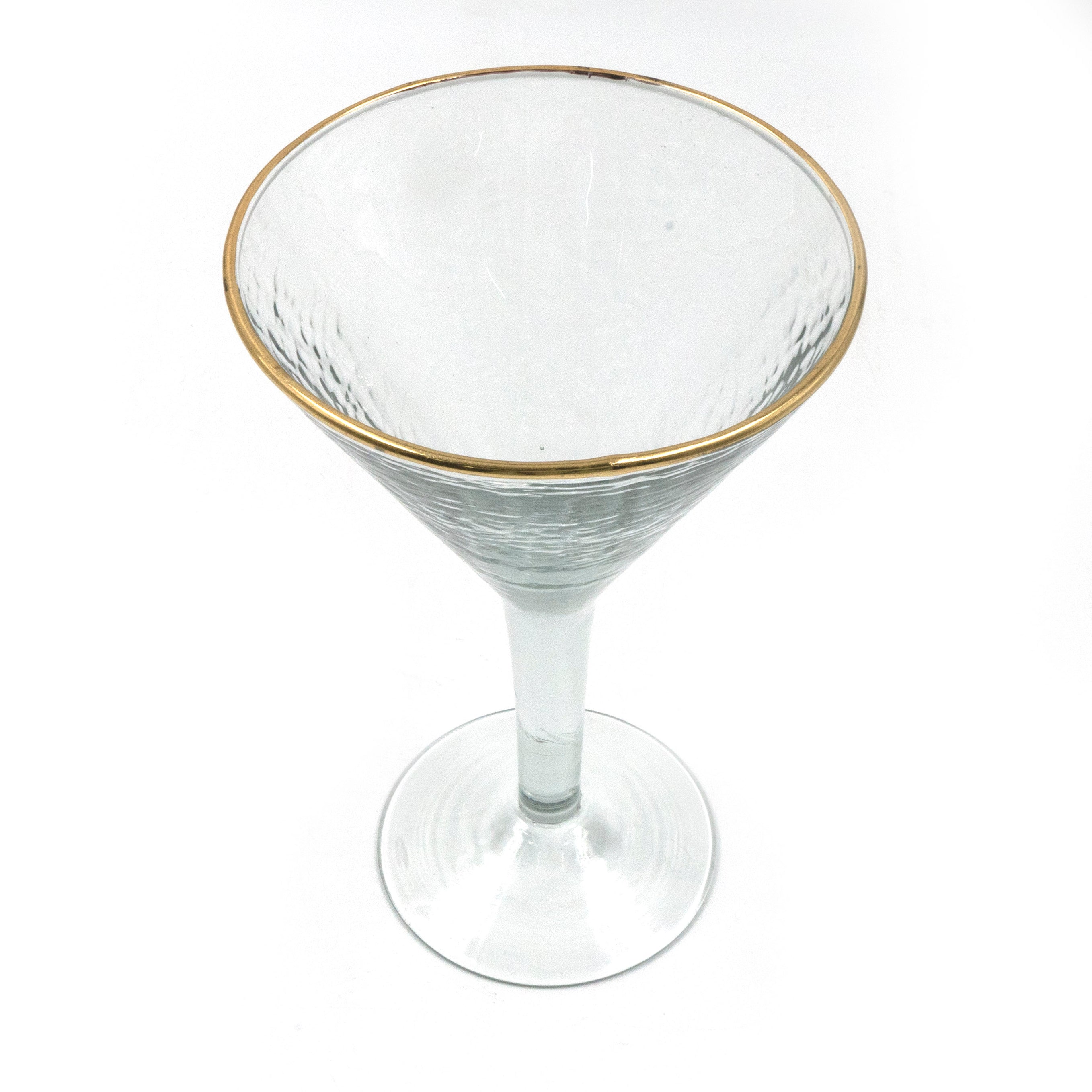 Buy Glasses | Martini Cocktail Glass Gold Rim | Shop at The Purple ...