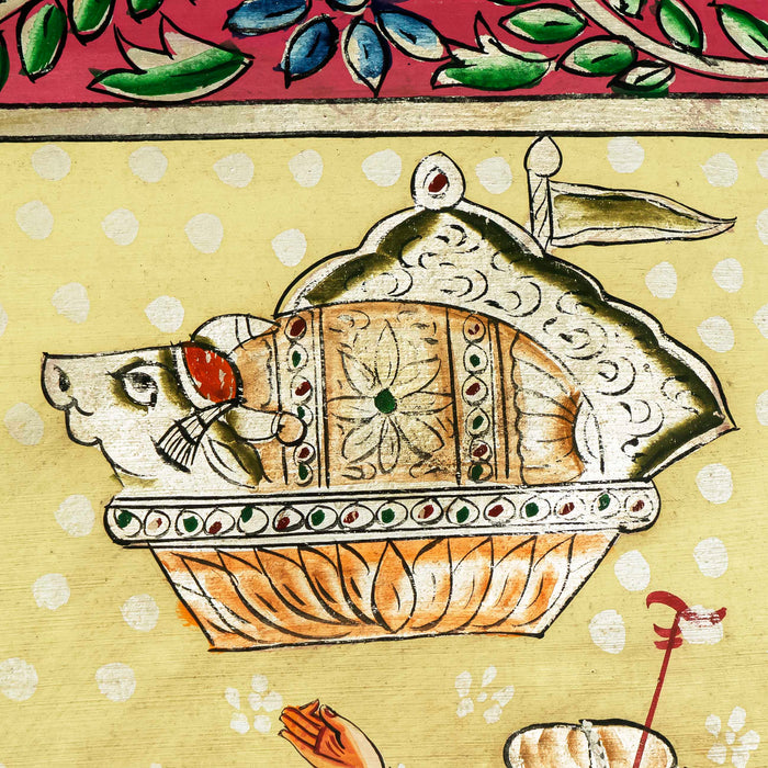 Shrinath Ji Tipara swaroop Pichwai Painting