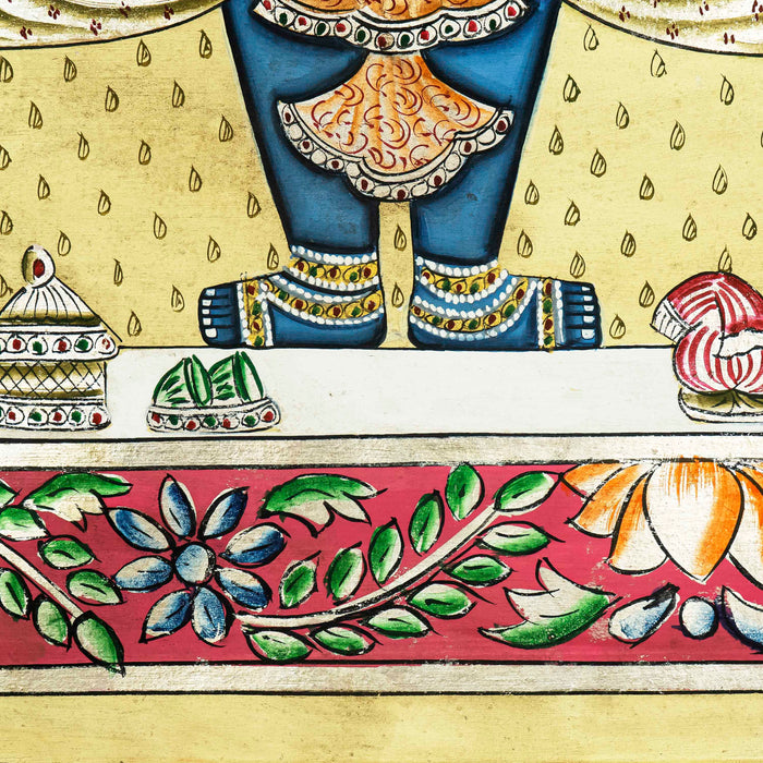 Shrinath Ji Tipara swaroop Pichwai Painting