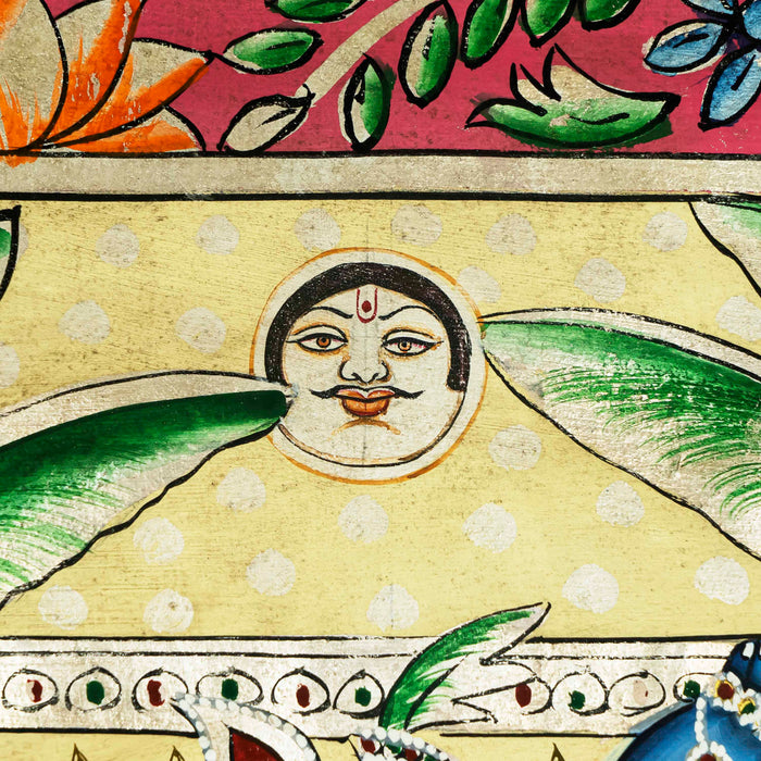 Shrinath Ji Tipara swaroop Pichwai Painting