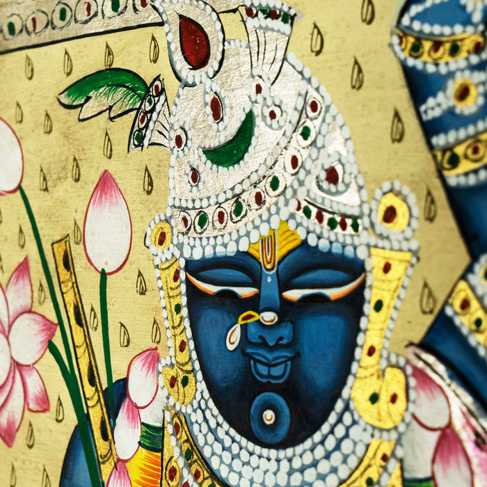 Shrinath Ji Tipara swaroop Pichwai Painting