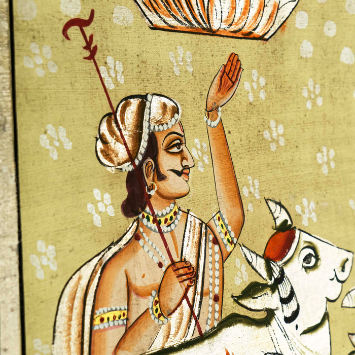 Shrinath Ji Tipara swaroop Pichwai Painting