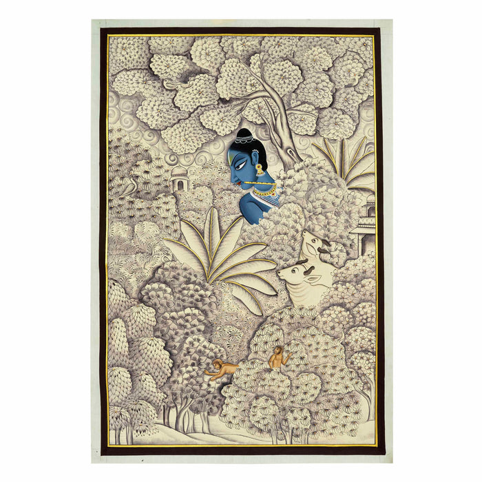 Van Vihar Krishna Pichwai Painting