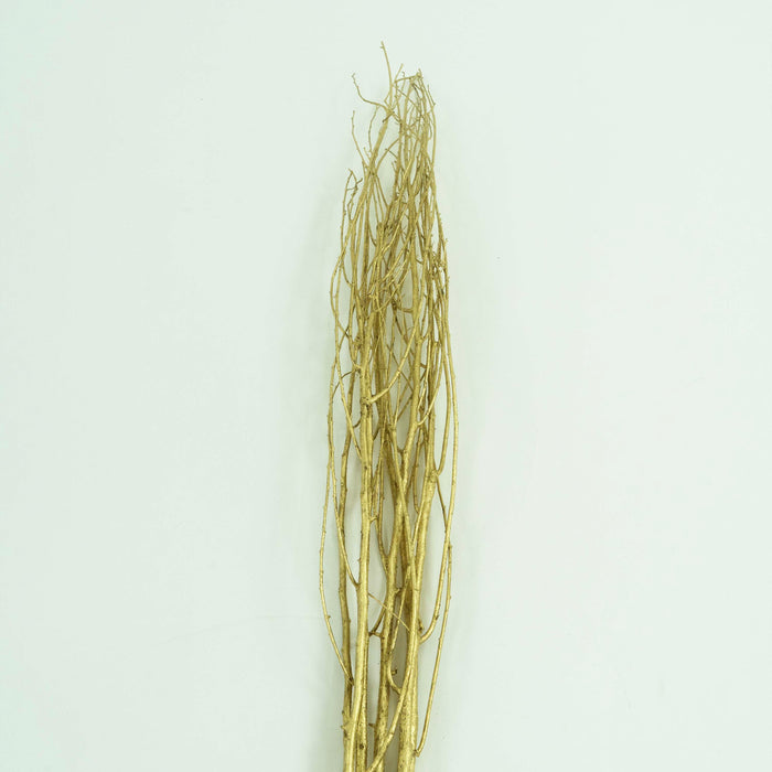 Brown Lady Dried Branch Bunch Gold