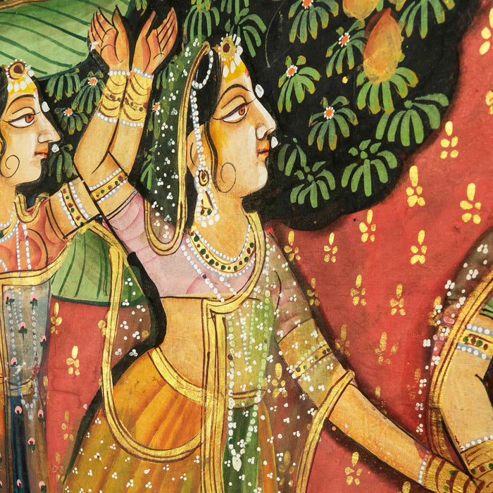 Sharad Poornima Pichwai Painting