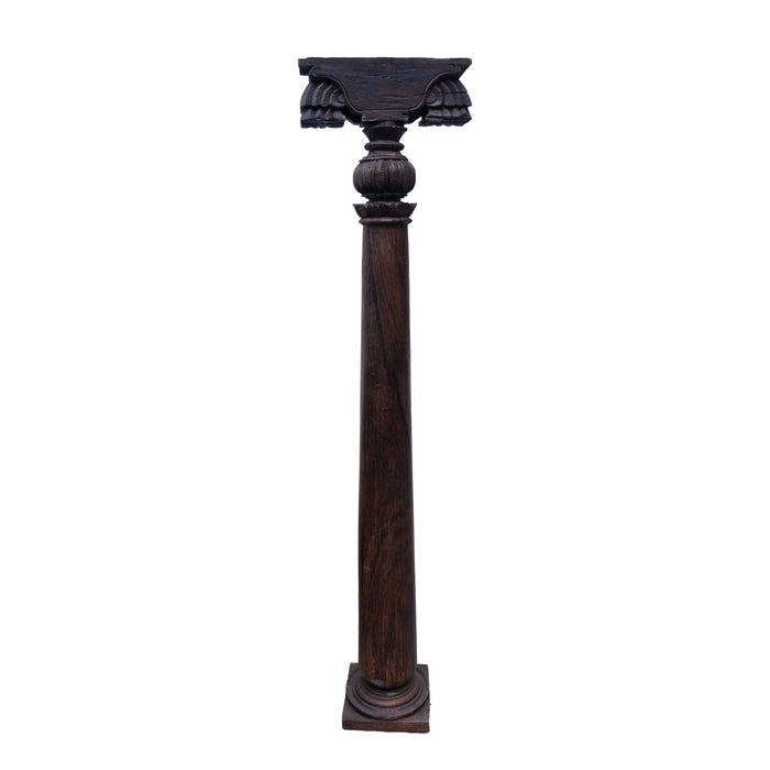 Wooden pillar Top & Base - Assorted