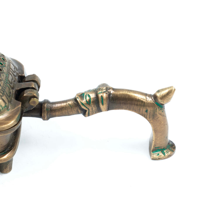 Vibhushita Dhup Daan Antique Brass Patina