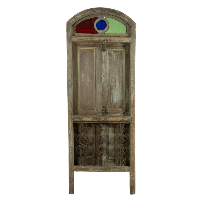 Ezhil Teak Door with jalli