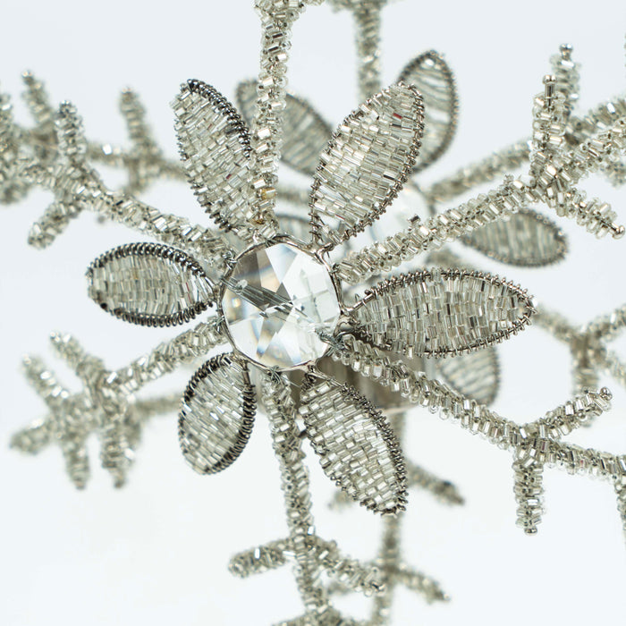 Handcrafted Floral Snowflake T-Light Holder