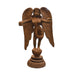 Wooden temple Angel with base