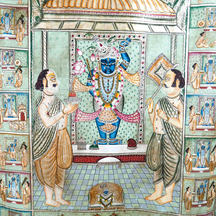 Sarad Purnima Pichwai Painting