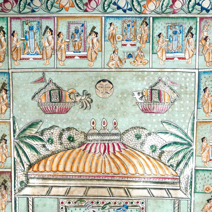 Sarad Purnima Pichwai Painting