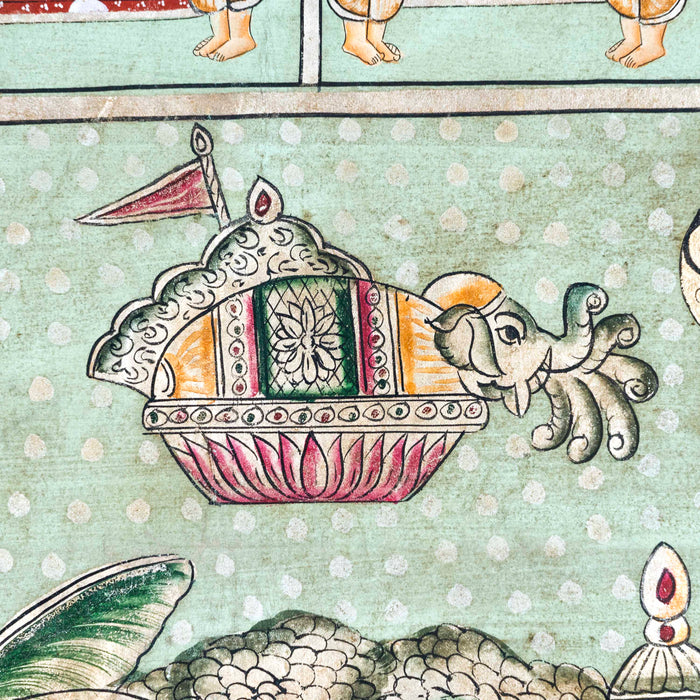 Sarad Purnima Pichwai Painting