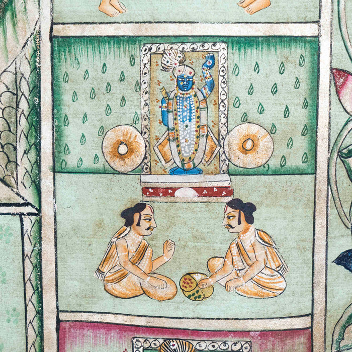 Sarad Purnima Pichwai Painting