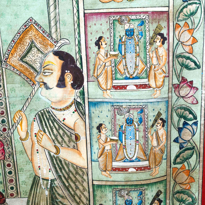 Sarad Purnima Pichwai Painting