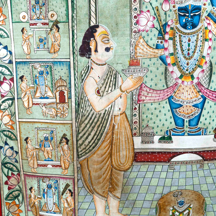 Sarad Purnima Pichwai Painting
