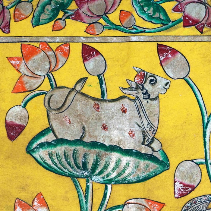 Shri Rajbhog Swaroop Kamal Talai Pichwai Painting