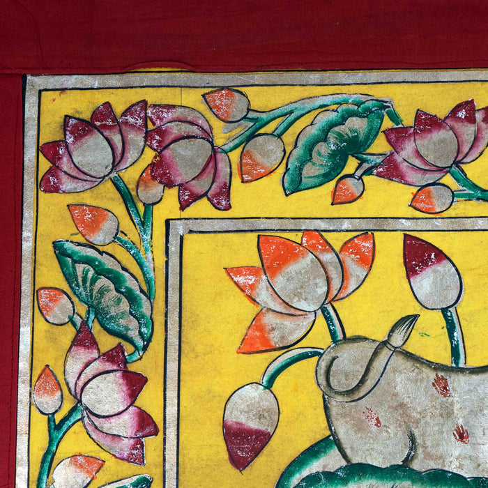 Shri Rajbhog Swaroop Kamal Talai Pichwai Painting