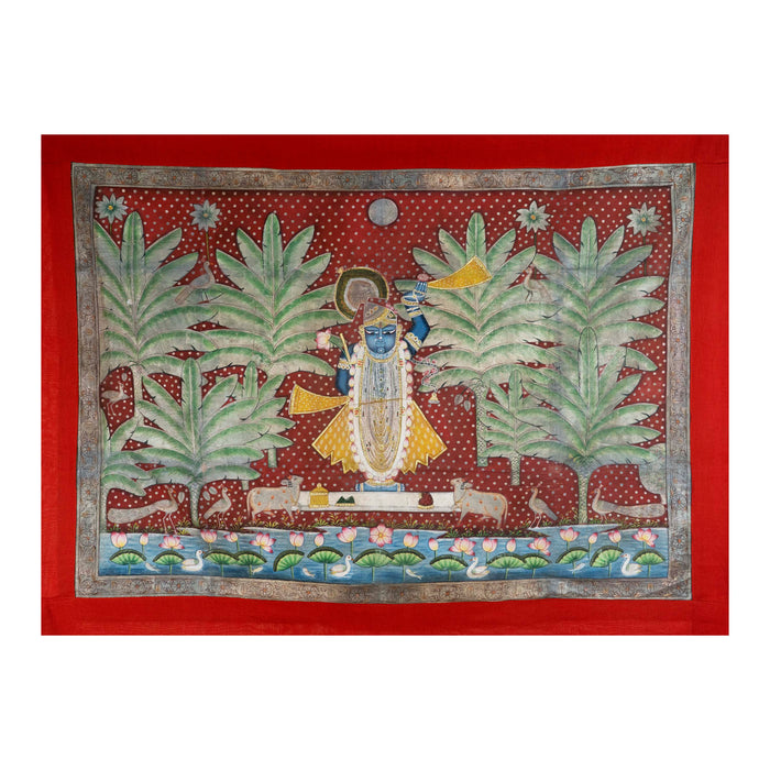 Kunj Chappan Bhog Swaroop Pichwai Painting with Frame