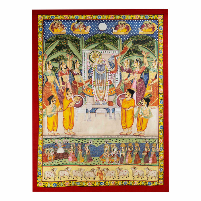 Sarad Purnima Pichwai Painting