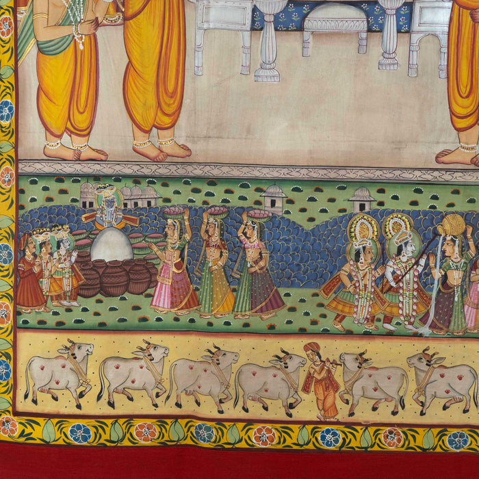 Sarad Purnima Pichwai Painting