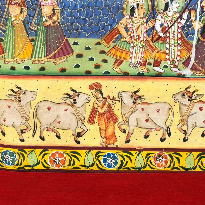 Sarad Purnima Pichwai Painting