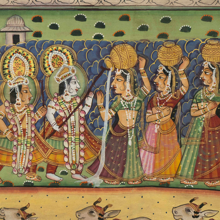 Sarad Purnima Pichwai Painting