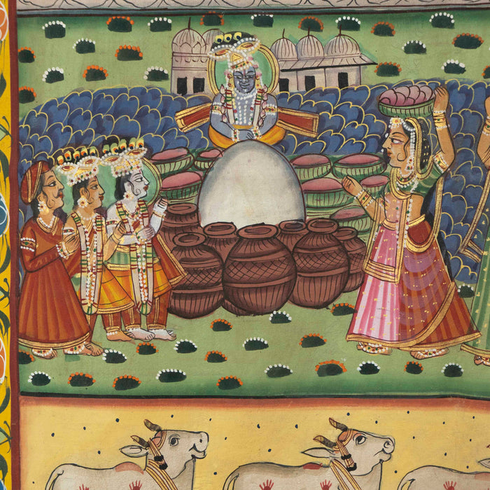 Sarad Purnima Pichwai Painting