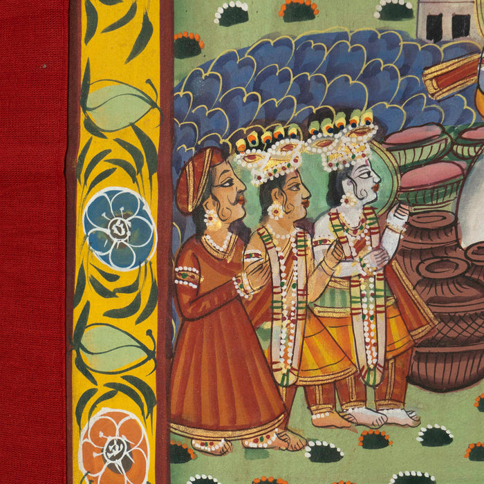 Sarad Purnima Pichwai Painting
