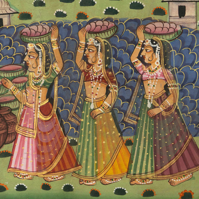 Sarad Purnima Pichwai Painting