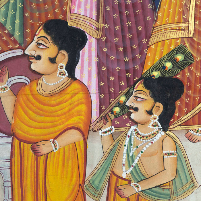 Sarad Purnima Pichwai Painting