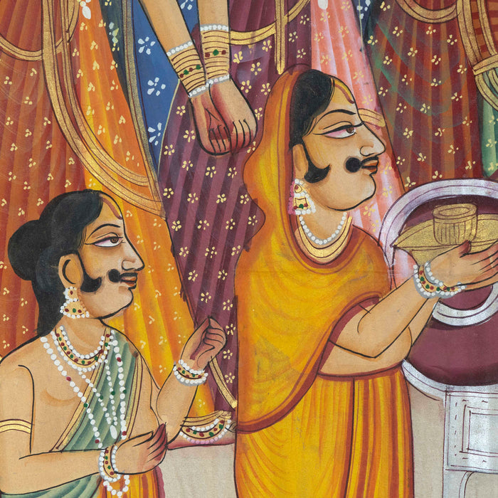 Sarad Purnima Pichwai Painting