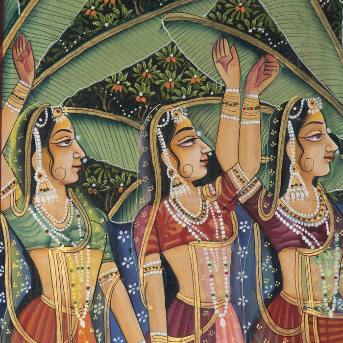 Sarad Purnima Pichwai Painting