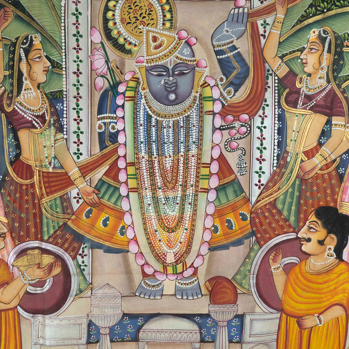 Sarad Purnima Pichwai Painting