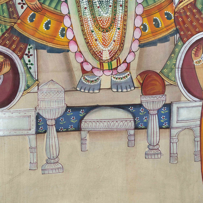 Sarad Purnima Pichwai Painting