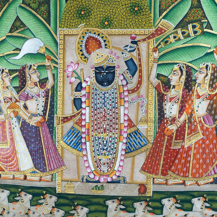Sarad Purnima Pichwai Painting
