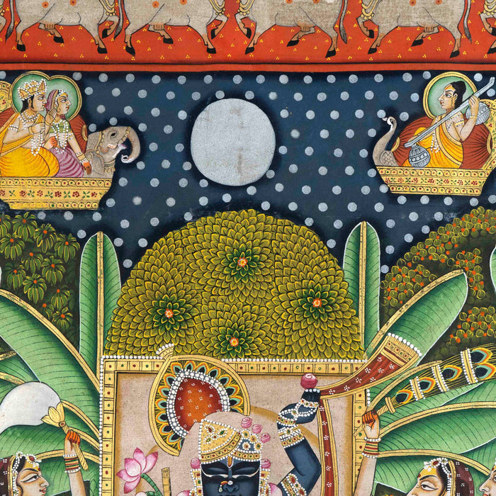 Sarad Purnima Pichwai Painting
