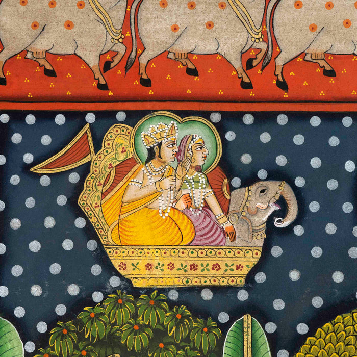 Sarad Purnima Pichwai Painting