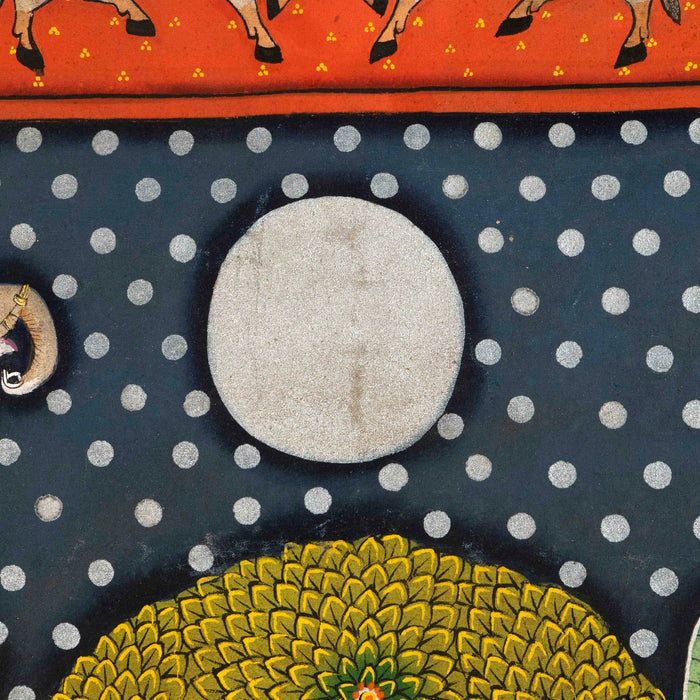 Sarad Purnima Pichwai Painting