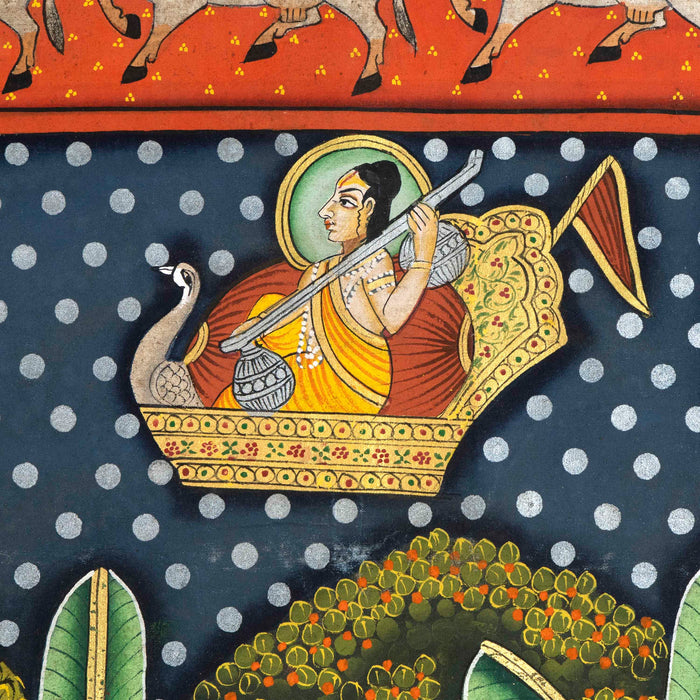 Sarad Purnima Pichwai Painting