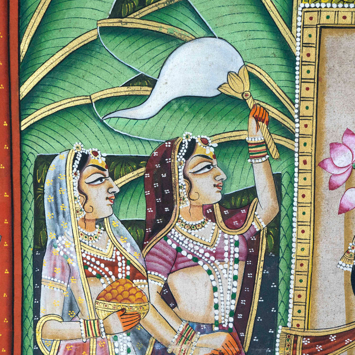 Sarad Purnima Pichwai Painting
