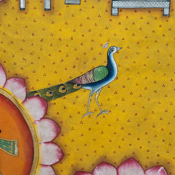 Raj Bhog Jai Vihar with Shri Nath Ji Other Swaroop Pichwai Painting