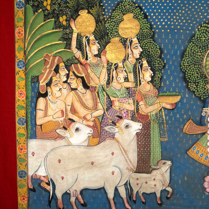 Sarad Purnima Pichwai Painting