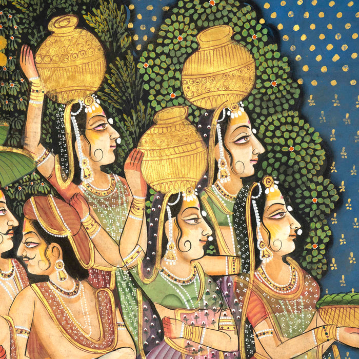 Sarad Purnima Pichwai Painting