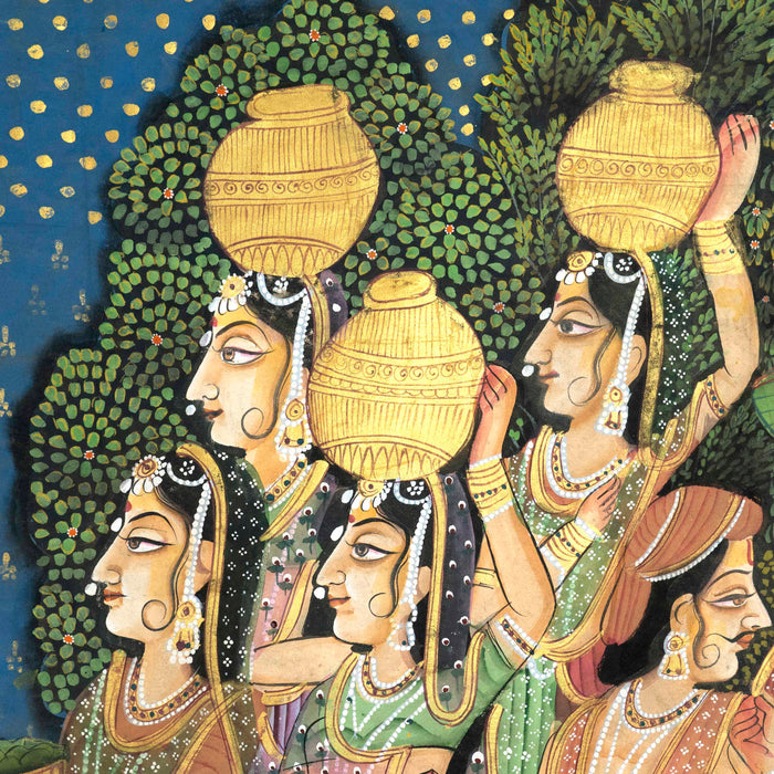 Sarad Purnima Pichwai Painting