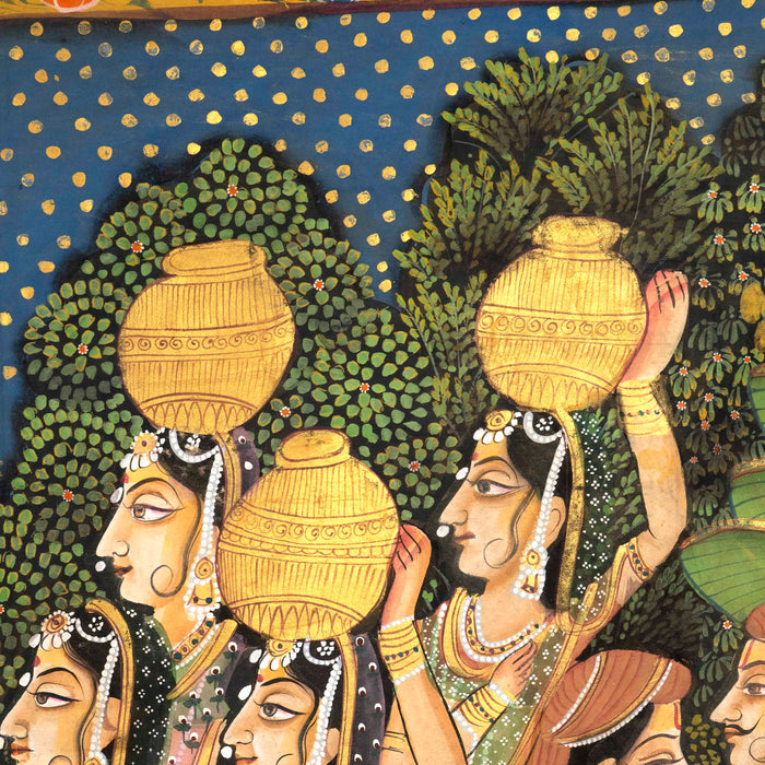 Sarad Purnima Pichwai Painting