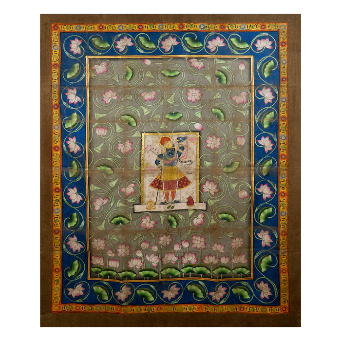 Shri Rajbhog Swaroop Kamal Talai Pichwai Painting