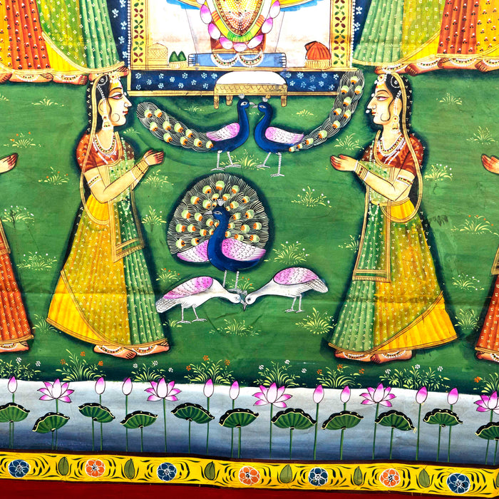 Shri Sarad Purnima Rajbhog Swaroop Pichwai Painting