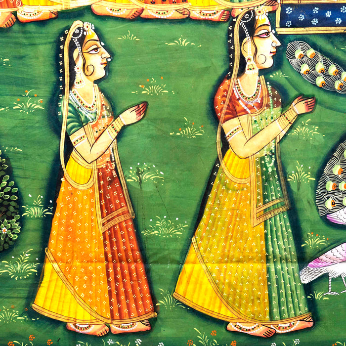 Shri Sarad Purnima Rajbhog Swaroop Pichwai Painting